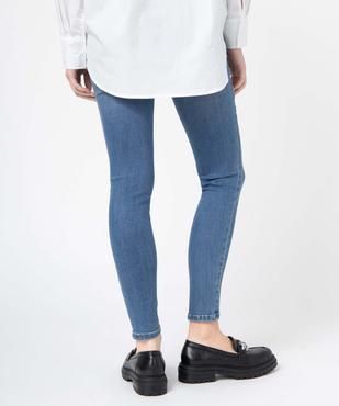 Jean de grossesse coupe Skinny avec bandeau haut vue3 - GEMO 4G MATERN - GEMO