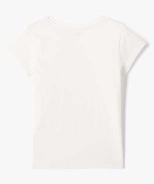 Tee-shirt à manches courtes à motif girly fille vue3 - GEMO (ENFANT) - GEMO