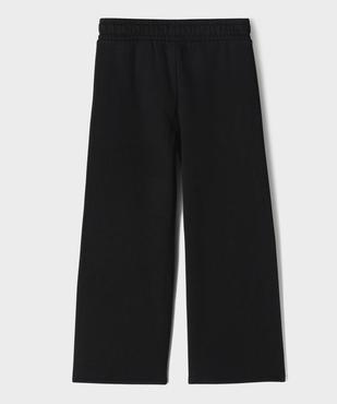 Pantalon de jogging avec bandes contrastantes fille vue4 - GEMO 4G FILLE - GEMO