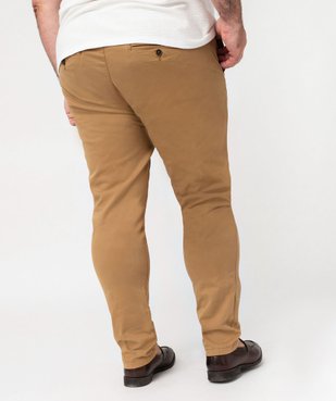 Pantalon chino coupe Slim homme vue6 - GEMO 4G HOMME - GEMO