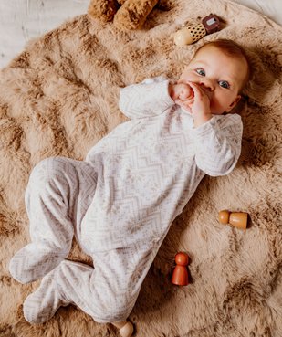 Pyjama de Noël en velours imprimé bébé vue5 - GEMO(BB COUCHE) - GEMO