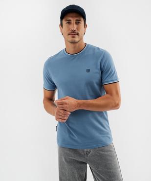 Tee-shirt col rond uni homme - Kensington vue3 - KENSINGTON - GEMO