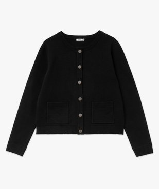 Gilet à col rond avec boutons fantaisie femme vue4 - GEMO(FEMME PAP) - GEMO