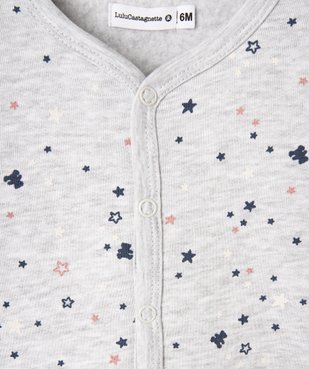 Ensemble bébé 2 pièces : gilet et pantalon en molleton étoilé - LuluCastagnette vue3 - LULUCASTAGNETTE - GEMO