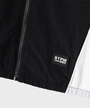 Veste de sport à capuche en toile parachute garçon vue3 - GEMO (ENFANT) - GEMO