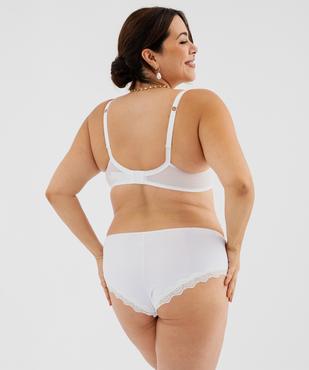 Shorty en microfibre et dentelle femme grande taille (lot de 2) vue6 - GEMO(HOMWR FEM) - GEMO