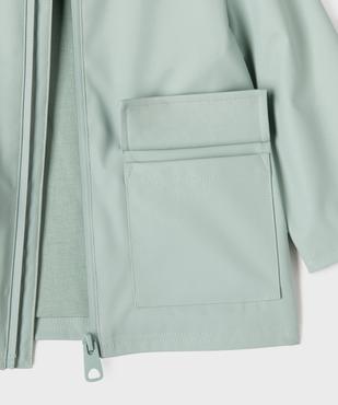 Veste zippée à capuche en matière déperlante bébé garçon - Les Produits Malins vue3 - GEMO(BEBE DEBT) - GEMO