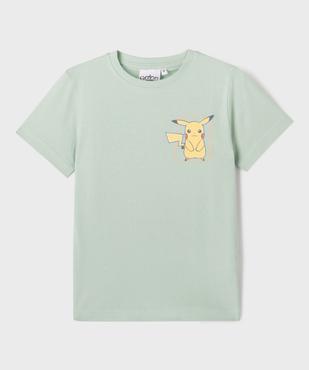 Tee-shirt manches courtes avec motif Pikachu garçon - Pokemon vue1 - POKEMON - GEMO