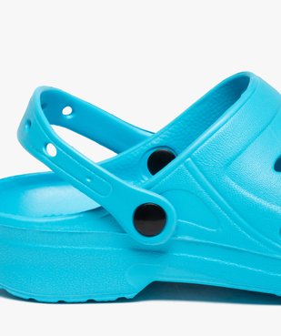 Sabots souples femme unis à perforations vue6 - GEMO (PLAGE) - GEMO