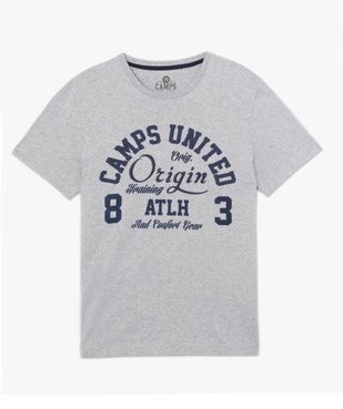Tee-shirt homme avec inscription XXL - Camps United vue4 - CAMPS UNITED - GEMO