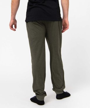 Pantalon de pyjama en jersey à taille élastique homme vue3 - GEMO(HOMWR HOM) - GEMO