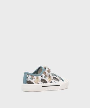 Baskets en toile imprimée à scratch garçon - Buggyshoes vue4 - BUGGY GEMO FOR GOOD - GEMO