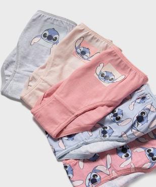 Culotte en coton imprimé fille - Stitch (lot de 5) vue2 - LILO & STITCH - GEMO