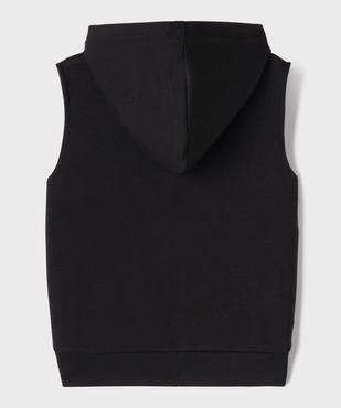 Sweat à capuche zippé sans manches garçon vue3 - GEMO (ENFANT) - GEMO