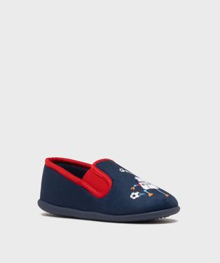 Chaussons pantoufles imprimées garçon  vue2 - GEMO 4G GARCON - GEMO