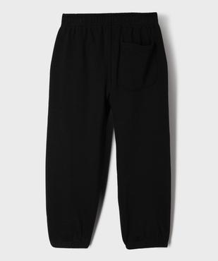 Pantalon de jogging en molleton coupe confortable et taille élastiquée garçon vue3 - GEMO 4G GARCON - GEMO