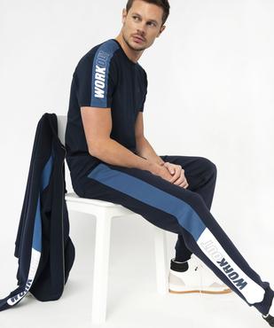 Sweat zippé à col montant spécial sport homme vue1 - GEMO (HOMME) - GEMO