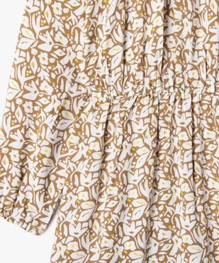 Robe à manches longues en viscose fille vue3 - GEMO 4G FILLE - GEMO