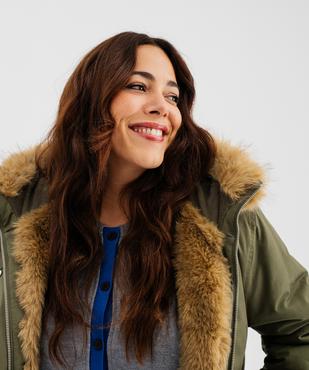 Parka à capuche femme grande taille vue3 - GEMO (G TAILLE) - GEMO