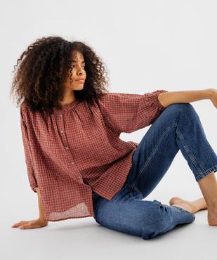 Blouse fluide boutonnée femme vue1 - GEMO(FEMME PAP) - GEMO