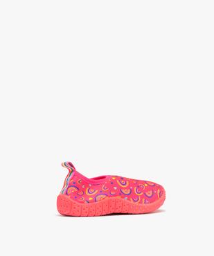 Chaussures aquatiques souples et légères fille vue4 - GEMO (PLAGE) - GEMO