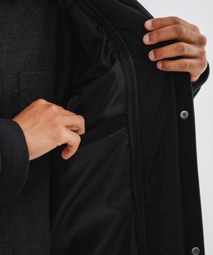 Manteau droit à double col amovible homme vue7 - GEMO (HOMME) - GEMO