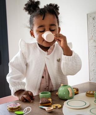 Sweat zippé avec volants sur les épaules bébé fille vue8 - GEMO(BEBE DEBT) - GEMO