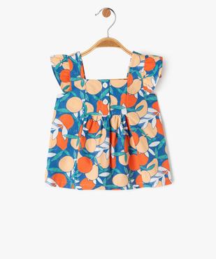 Blouse sans manches imprimée bébé fille vue1 - GEMO(BEBE DEBT) - GEMO