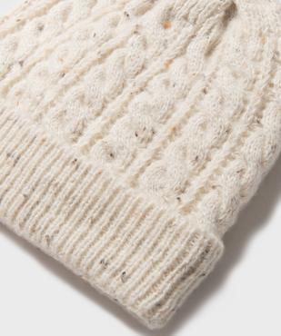 Bonnet en maille torsadée doublé polaire bébé garçon vue2 - GEMO (ACCESS) - GEMO