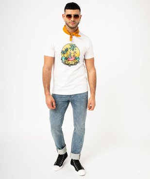 Tee-shirt manches courtes imprimé homme vue5 - GEMO (HOMME) - GEMO