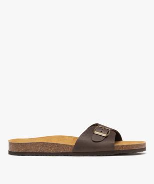 Sandales mules confort 1 bride en cuir homme vue1 - G'FLEX GEMO FOR GOOD - GEMO