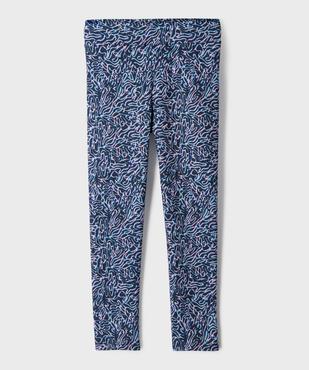Legging de sport imprimé fille vue3 - GEMO 4G FILLE - GEMO