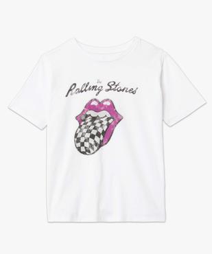 Tee-shirt femme à manches courtes avec motif - Rolling Stones vue4 - ROLLING STONES - GEMO