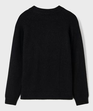 Pull col rond en maille douillette fille vue3 - GEMO (JUNIOR) - GEMO