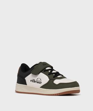 Baskets basses tricolores fermeture scratch garçon - Ellesse vue2 - ELLESSE - GEMO