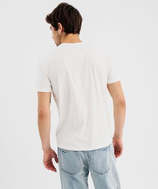 Tee-shirt manches courtes motif palmiers homme vue3 - GEMO 4G HOMME - GEMO