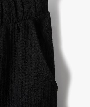 Pantalon fille en maille fluide texturée vue2 - GEMO (JUNIOR) - GEMO