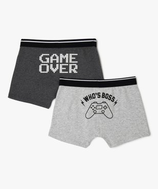 Boxer à motifs jeux video garçon (lot de 2) vue4 - GEMO 4G GARCON - GEMO