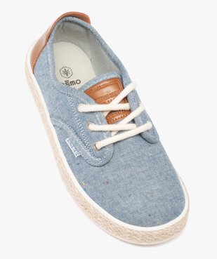 Baskets garçon en toile et semelle en corde vue5 - GEMO (ENFANT) - GEMO