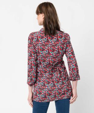 Blouse de grossesse fluide imprimée à manches 3/4 vue3 - GEMO(FEMME PAP) - GEMO
