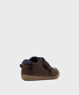 Chaussures de parc à motif ourson bébé garçon - Alma vue4 - ALMA - GEMO