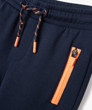 Pantalon de sport coupe slim garçon vue2 - GEMO (ENFANT) - GEMO