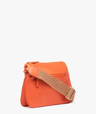 Sac femme aspect matelassé avec bandoulière tissée vue2 - GEMO (ACCESS) - GEMO