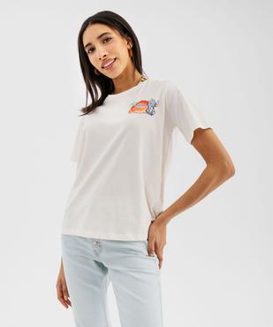 Tee-shirt manches courtes motif Stitch femme - Disney vue1 - LILO & STITCH - GEMO