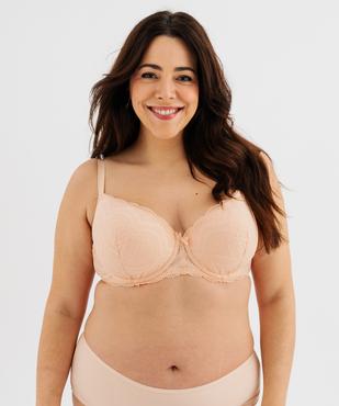 Soutien-gorge emboitant à armatures femme grande taille vue1 - GEMO(HOMWR FEM) - GEMO