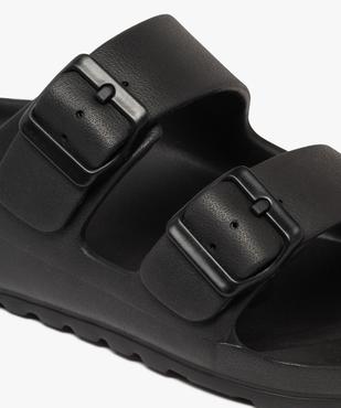 Mules de piscine femme à larges brides à boucle avec semelle crantée vue6 - GEMO (PLAGE) - GEMO