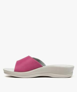 Mules femme confort à large bride scratch - Cloggy vue3 - GEMO (EQUIPT) - GEMO