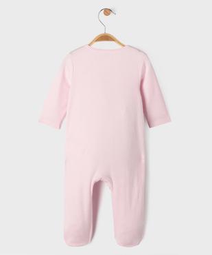 Pyjama à ouverture devant en jersey de coton bébé vue3 - GEMO 4G BEBE - GEMO