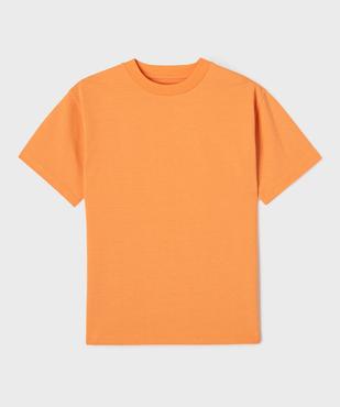 Tee-shirt manches courtes et col rond garçon vue1 - GEMO (JUNIOR) - GEMO