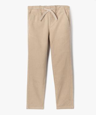 Pantalon velours côtelé droit garçon vue1 - GEMO (ENFANT) - GEMO
